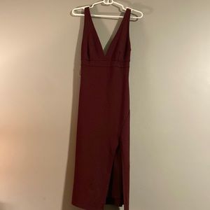 Medium burgundy dress from Windsor